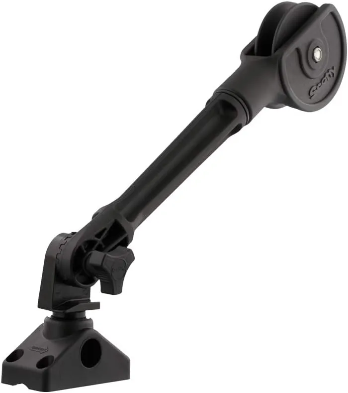 Scotty Trap Ease Trap Roller with 241 Side Deck Mount, Black