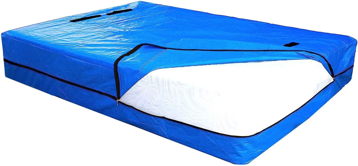 SGPAC Heavy Duty Mattress Bags for Moving and Storage,Extra Thick King Mattress Storage bag,Mattress Cover for Moving with Reinforced Handles and Zipper Closure to Prevent Rips,Made of New Material