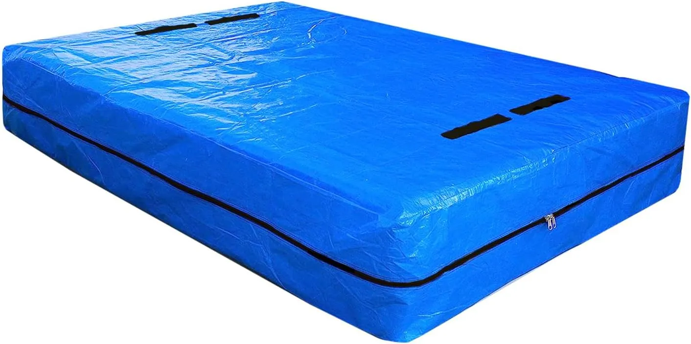 SGPAC Heavy Duty Mattress Bags for Moving and Storage,Extra Thick King Mattress Storage bag,Mattress Cover for Moving with Reinforced Handles and Zipper Closure to Prevent Rips,Made of New Material
