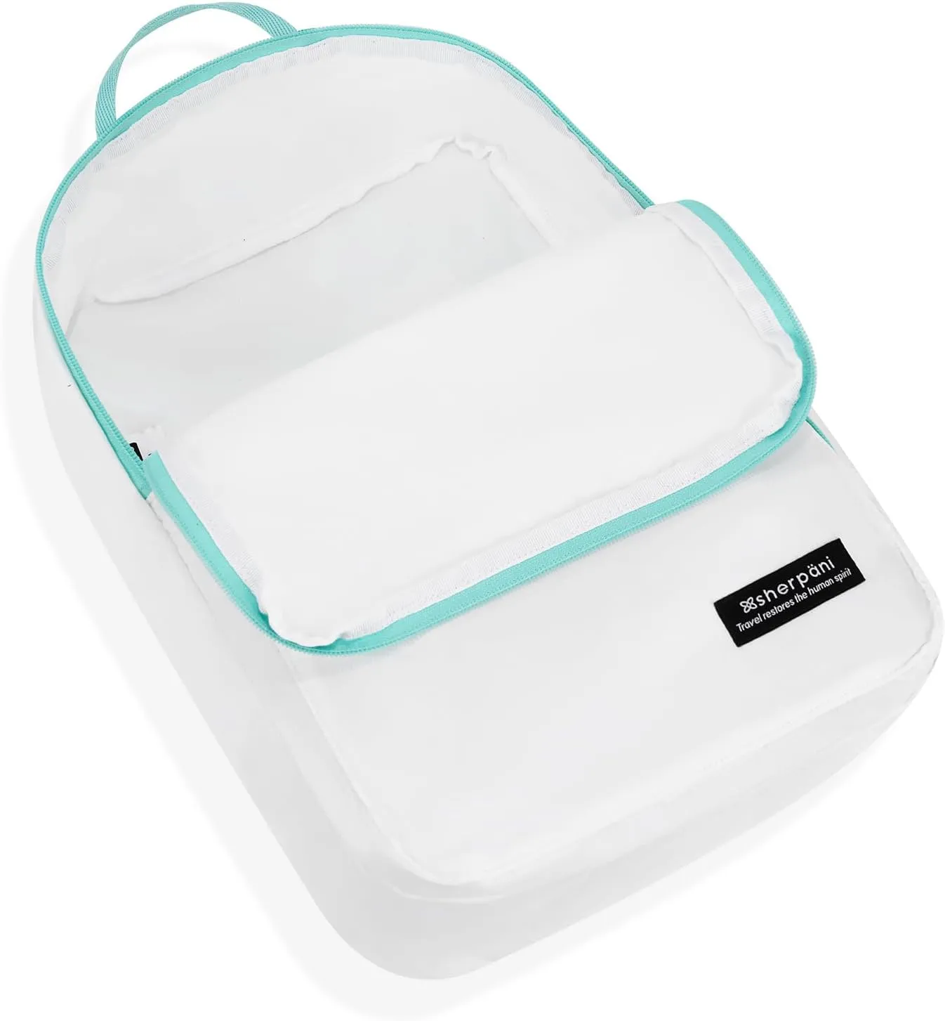 Sherpani Compass Cubes, Travel Packing Organizers for Luggage/Backpack (Bright White, Medium)