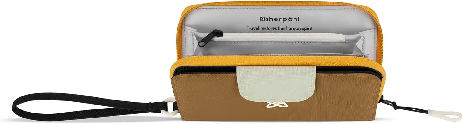 Sherpani Tulum, Nylon Large Zip Around Wallet, Wristlet, Purse with Card Holder Organizer for Women