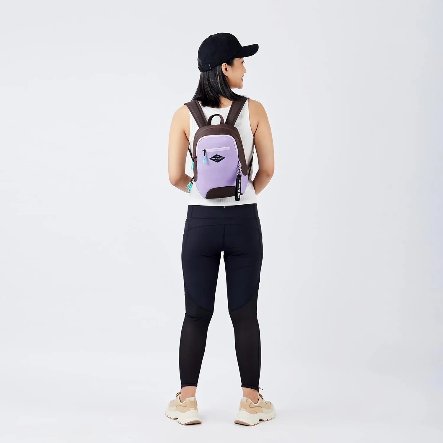 Sherpani Vespa, Mini Backpack for Women, Backpack Purse for Women, Travel Bag, RFID Protection, Fits 10 Inch Tablet (Lavender)