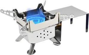 Single Burner Propane Stove,Windproof Portable Outdoor Stove - Kitchen Accessories for Urgency RV Backpacking Home Beach Outings Fishing Trips