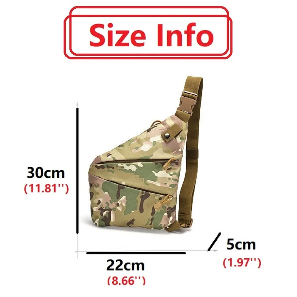Single Shoulder Bags for Men Waterproof Nylon Crossbody Bags Male Messenger Bag Chest Bags