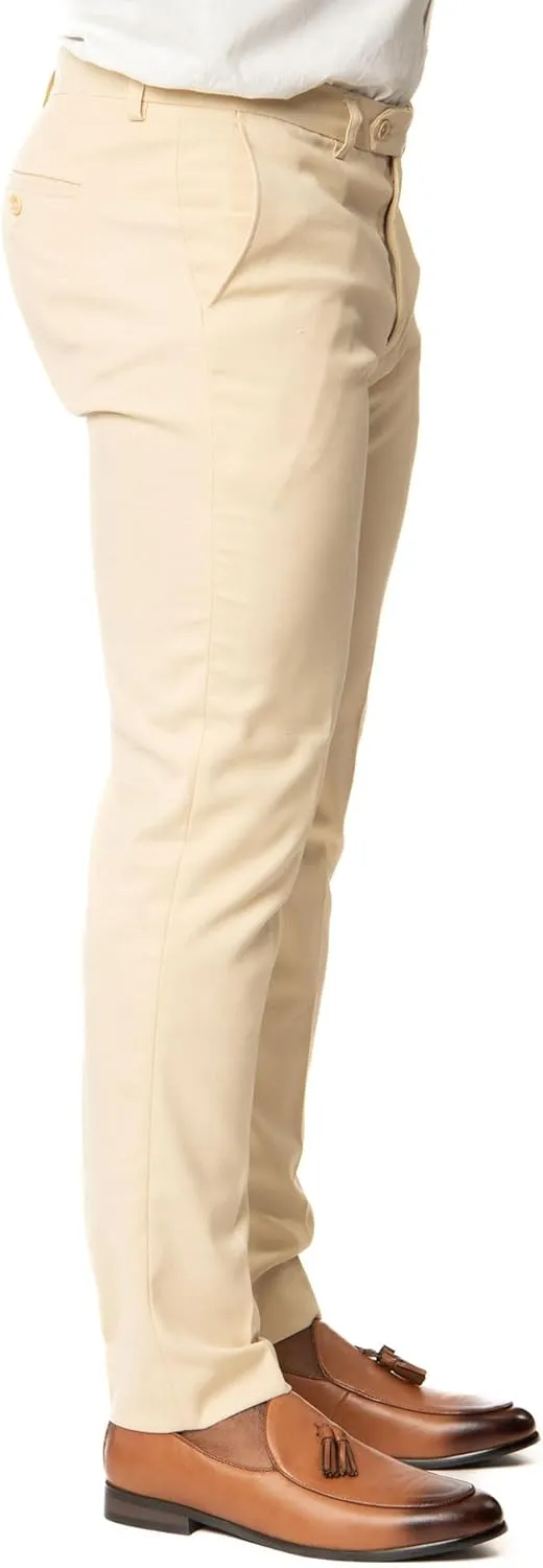 Slim Fit Men Suit Micro Textured Weave 2 Button Notch Collar AZAR 11812