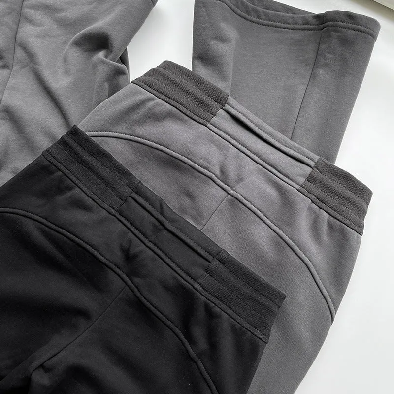 Slim Waist drawstring sporty pants