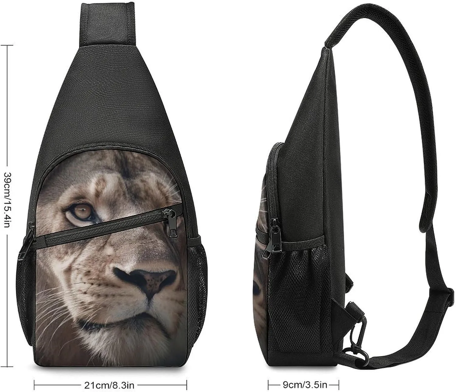 Sling Bag for Women Men Crossbody Bag Chest Bag Lustrous Stone Sling Backpack Fanny Packs Travel Hiking Daypack