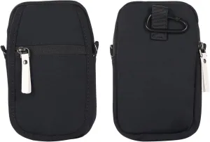 Small Crossbody Bag Compatible with Men,Women Phone Purse Mini Messenger Bag Shoulder Bag Carry Bag(Black)