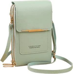 Small Crossbody Cell Phone Bag for Women, Mini Shoulder Purse with Credit Card Slots