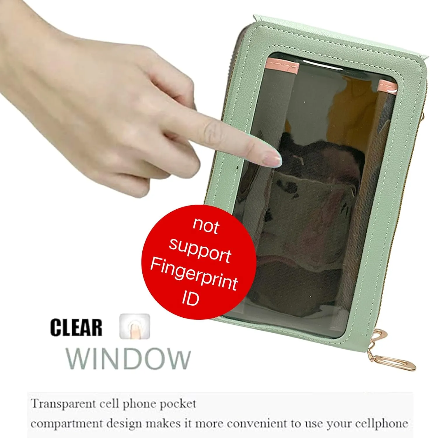 Small Crossbody Cell Phone Bag for Women, Mini Shoulder Purse with Credit Card Slots