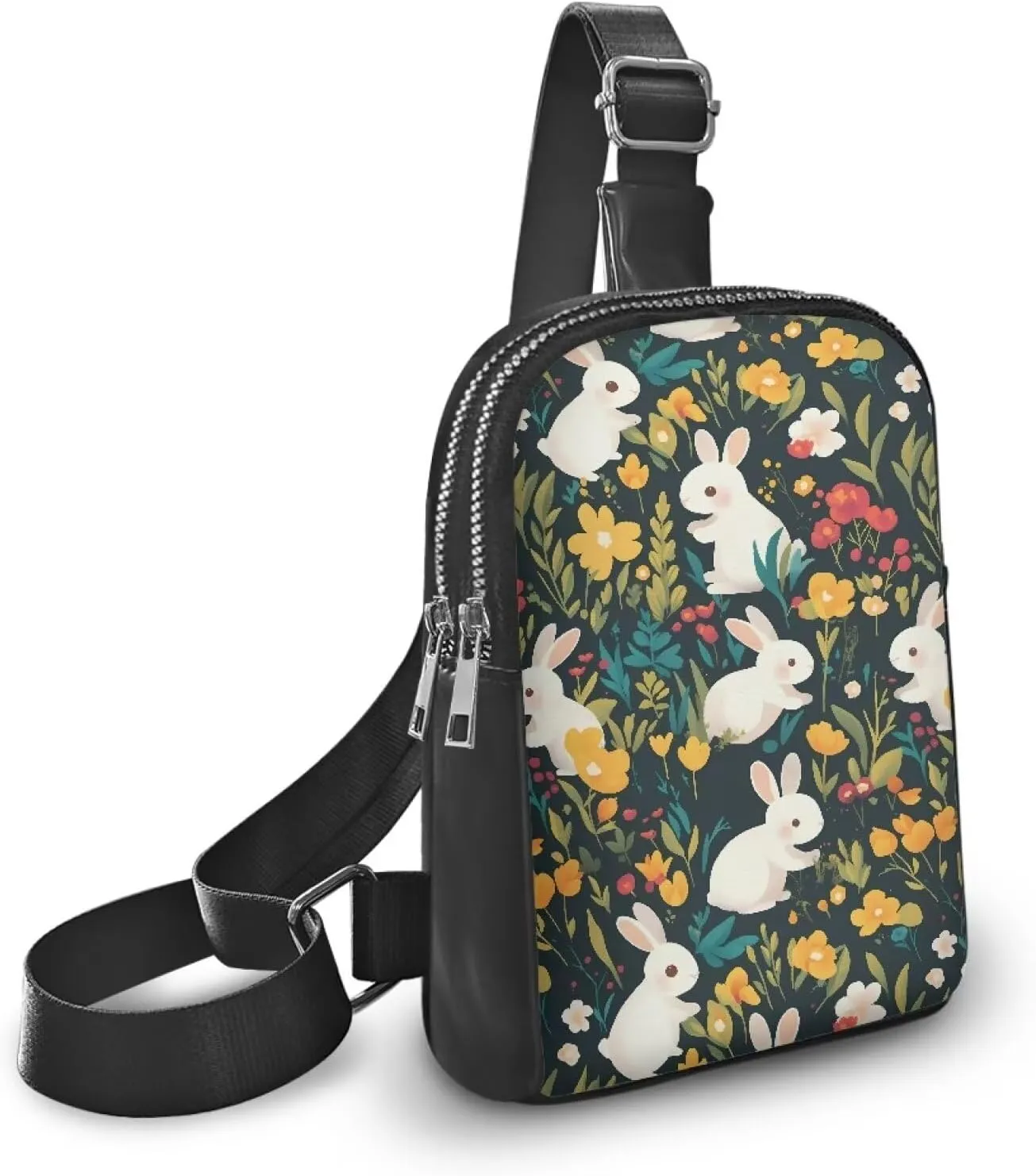 Small Leather Purses for Women, Small Sling Purses Leather Travel Purse Graces Leather Shoulder Bags Crossbody Bags with Shoulder Strap Lightweight to Carry Rabbit