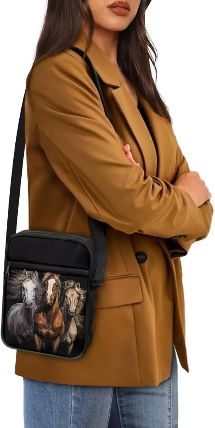 Small Messenger Bag for Women Crossbody Shoulder Satchel Travel Cross Body Purse Cellphone Wallet