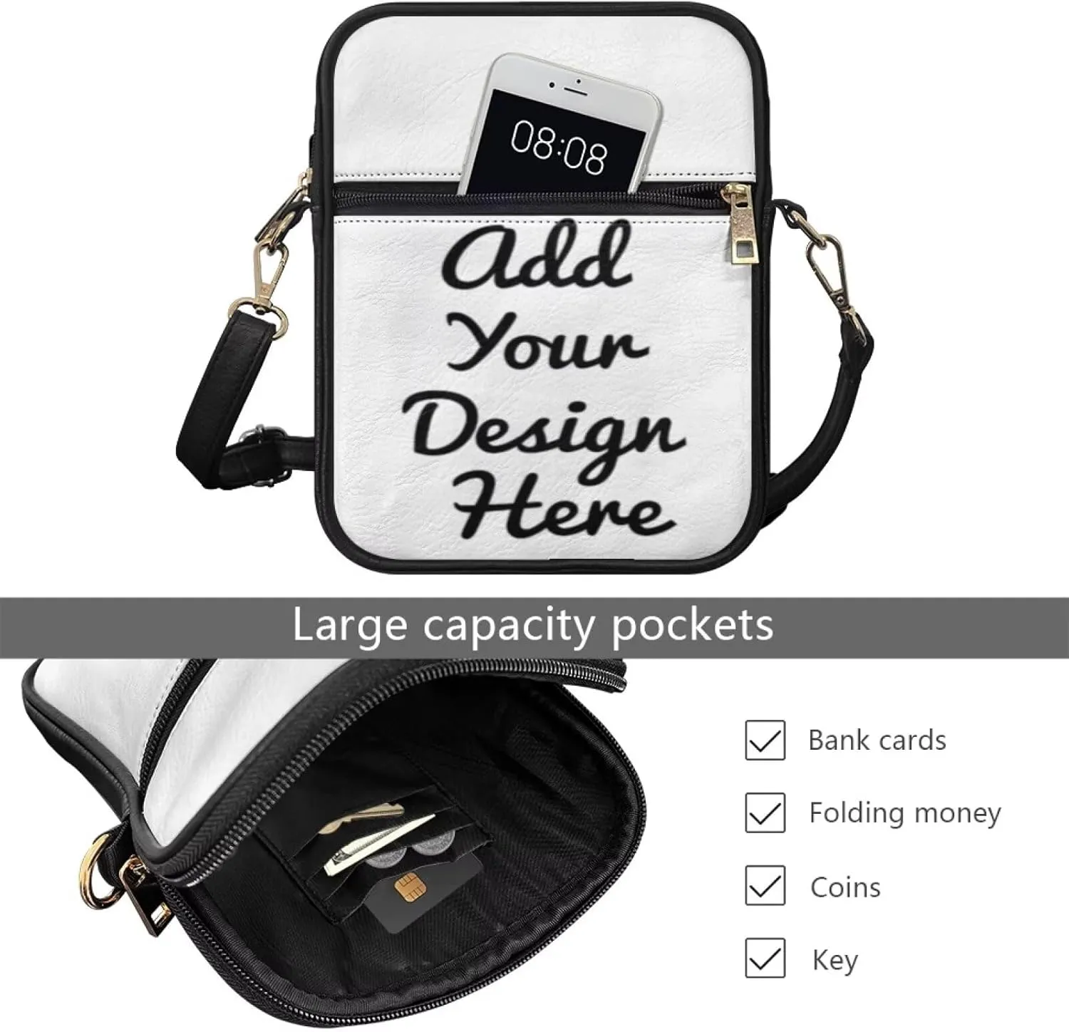 Small Messenger Bag Purse Lightweight Small Satchel Cell Phone Purses Travel Pouch Shoulder Bag for Women
