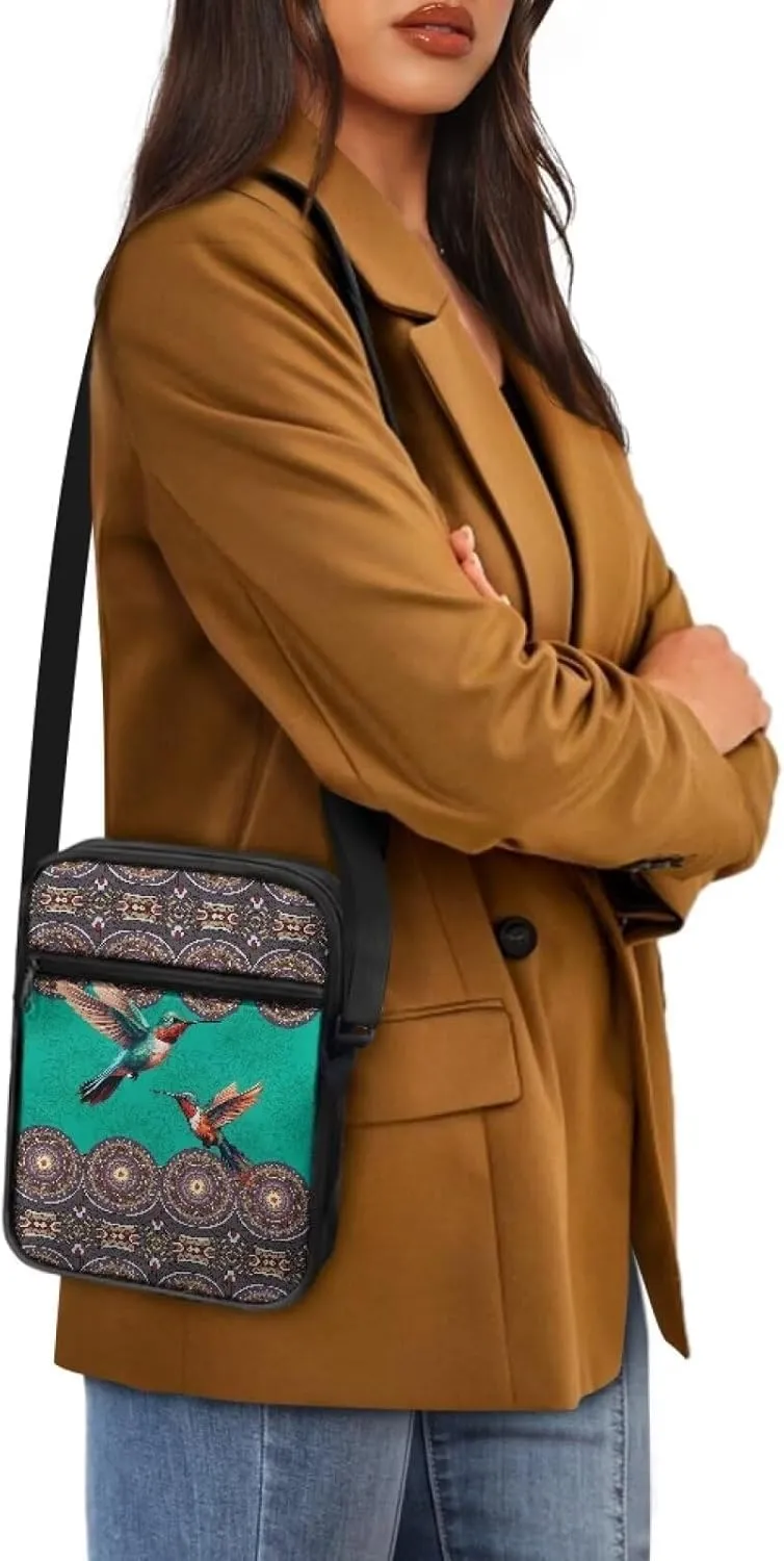 Small Messenger Bag Small Crossbody Bags for Women Men Sling Bag Shoulder Bag with Multi Pockets