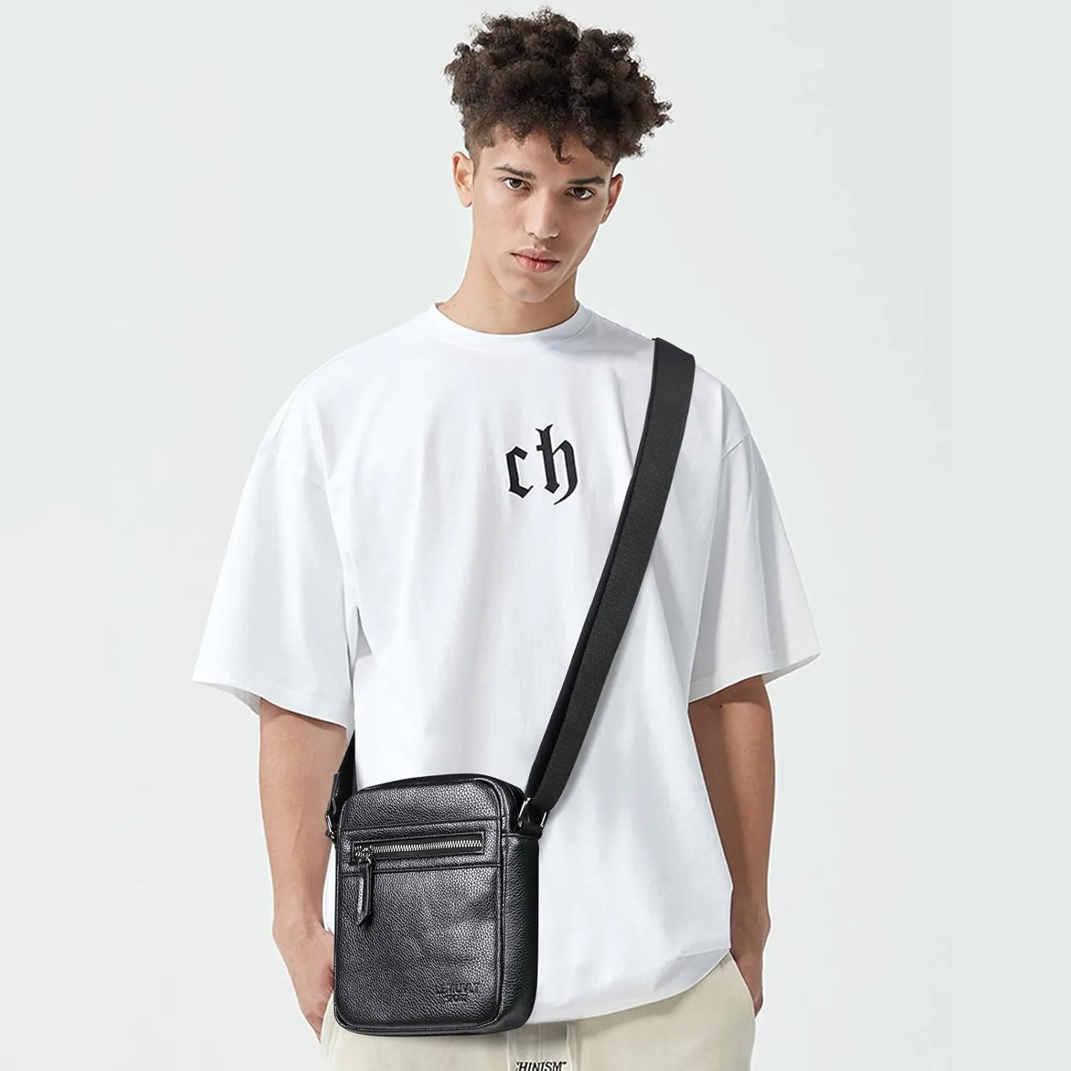 Small/Medium Crossbody bag for men shoulder bag mens purse satchel leather messenger bag gift man