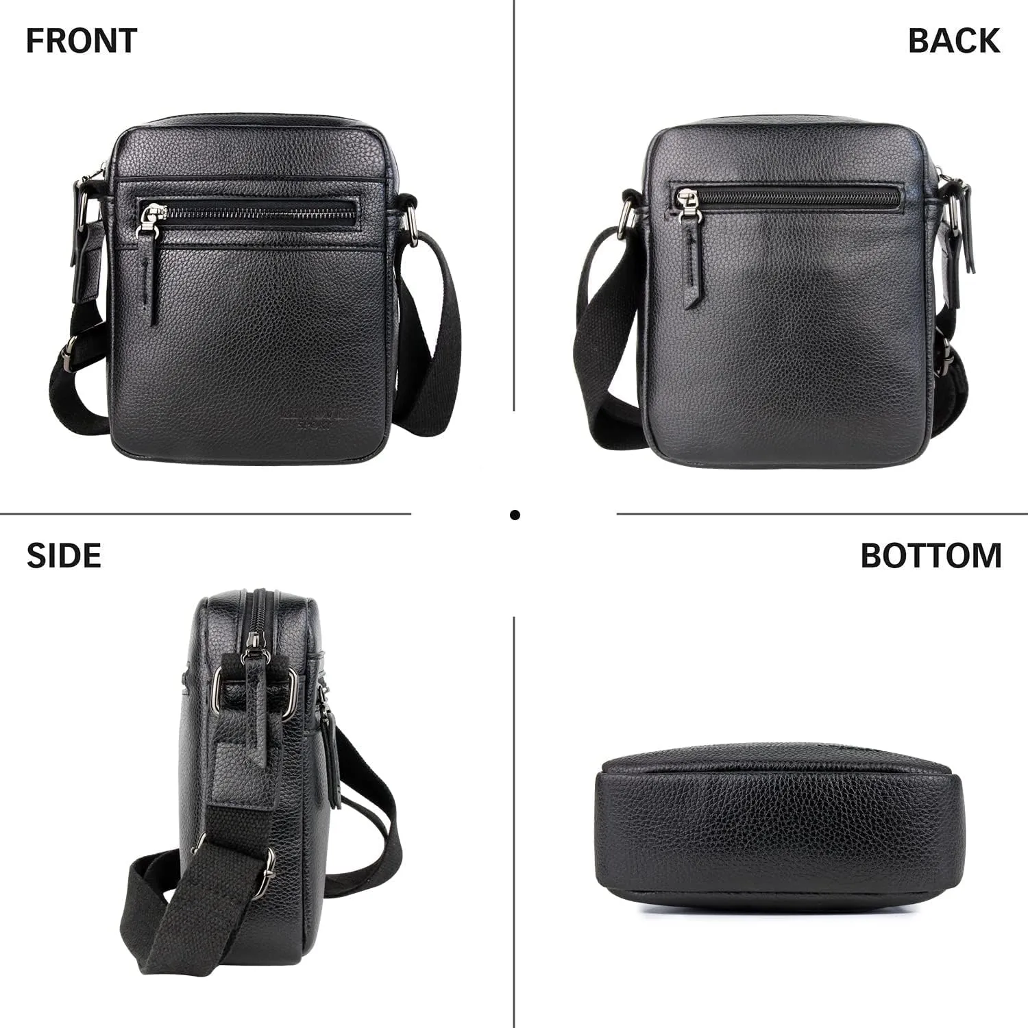 Small/Medium Crossbody bag for men shoulder bag mens purse satchel leather messenger bag gift man