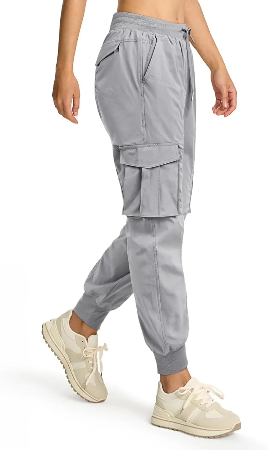 smawell Women's Hiking Cargo Pants Quick Dry Water Resistant Joggers with Pockets