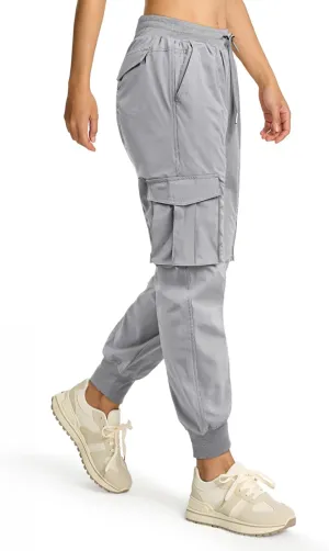 smawell Women's Hiking Cargo Pants Quick Dry Water Resistant Joggers with Pockets