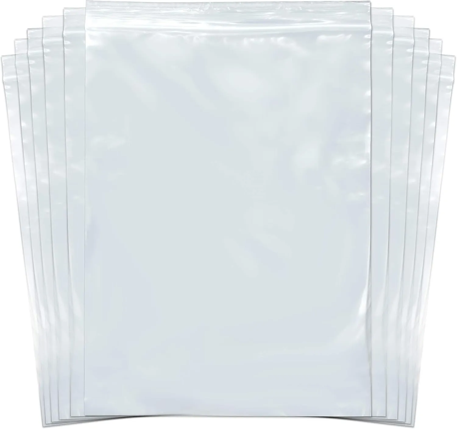 SNL Quality - 200 Bags 9" X 12" 2 MIL - Zipper Lock Reclosable Clear Disposable Plastic Bags, Strong