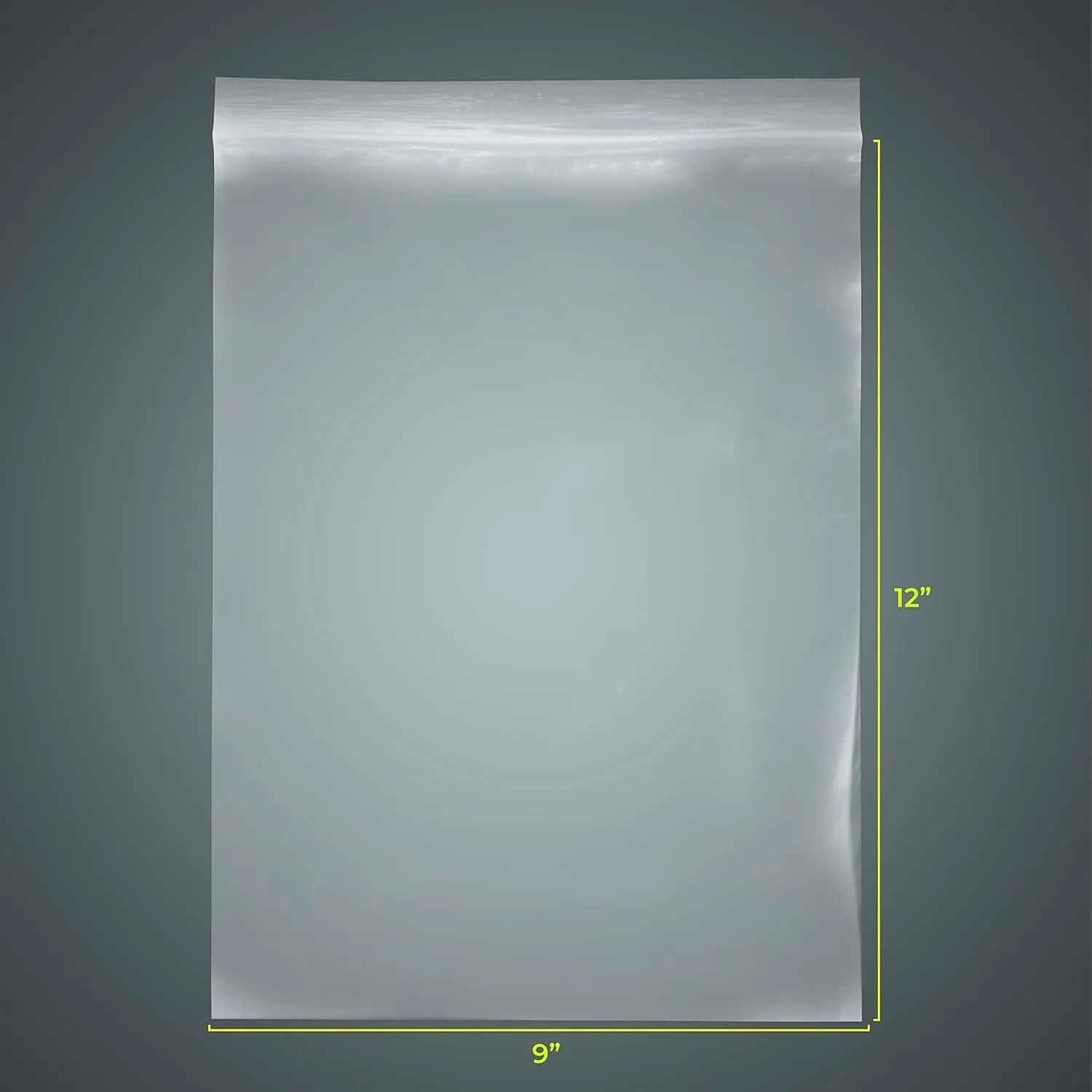 SNL Quality - 200 Bags 9" X 12" 2 MIL - Zipper Lock Reclosable Clear Disposable Plastic Bags, Strong