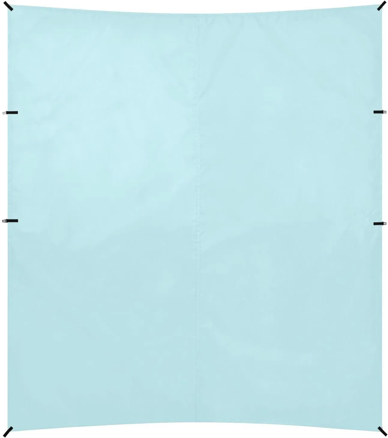 Solid Color Pure Plain Sky Blue Beach Tent UPF50  Protection Lightweight Sun Shelter with Sandbags & Sand Shovel for Camping, Picnics, Backyard & Fishing