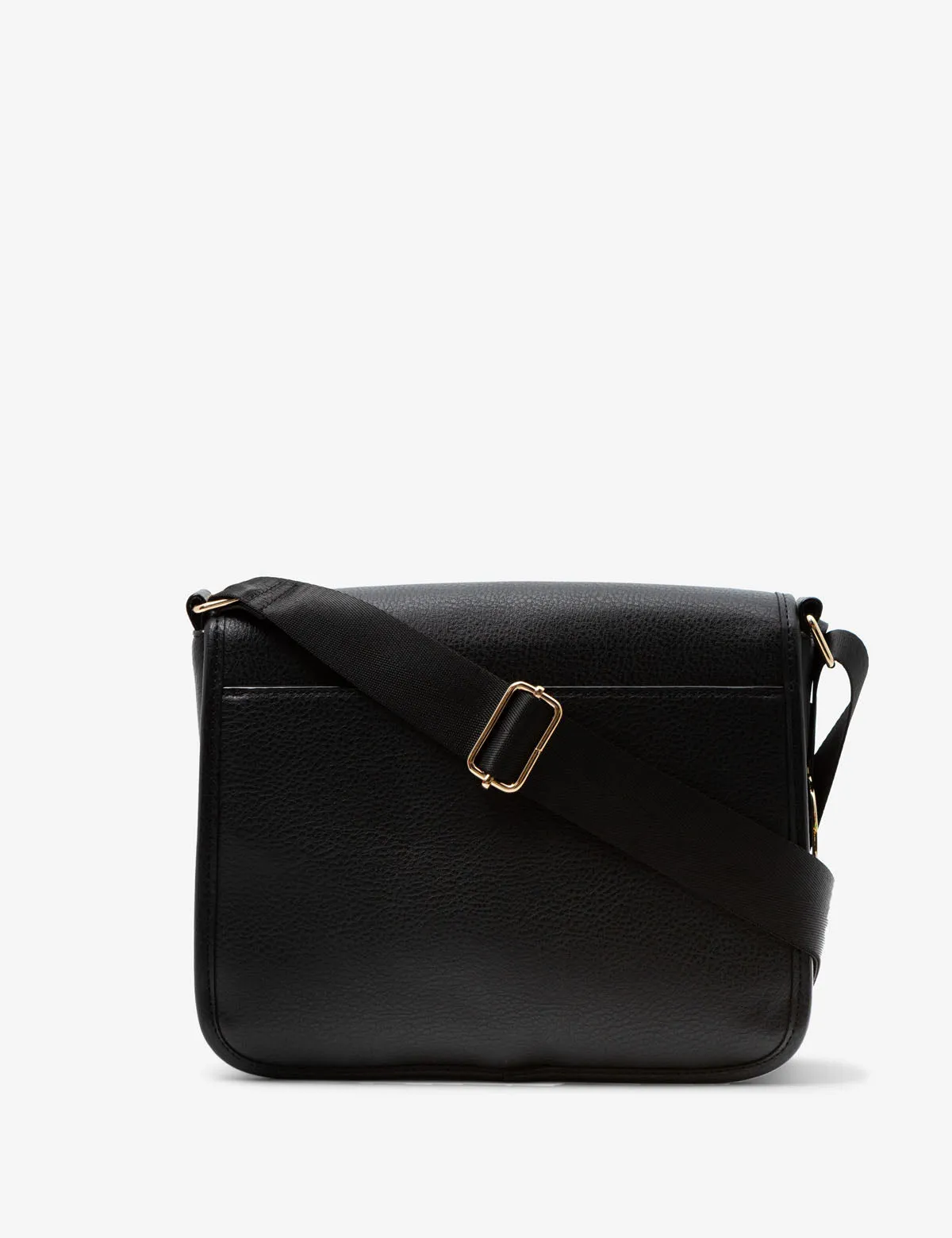 SOLID MESSENGER CROSSBODY BAG