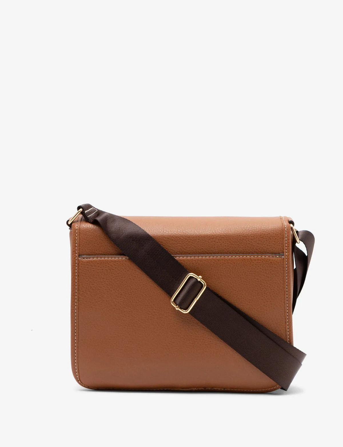 SOLID MESSENGER CROSSBODY BAG