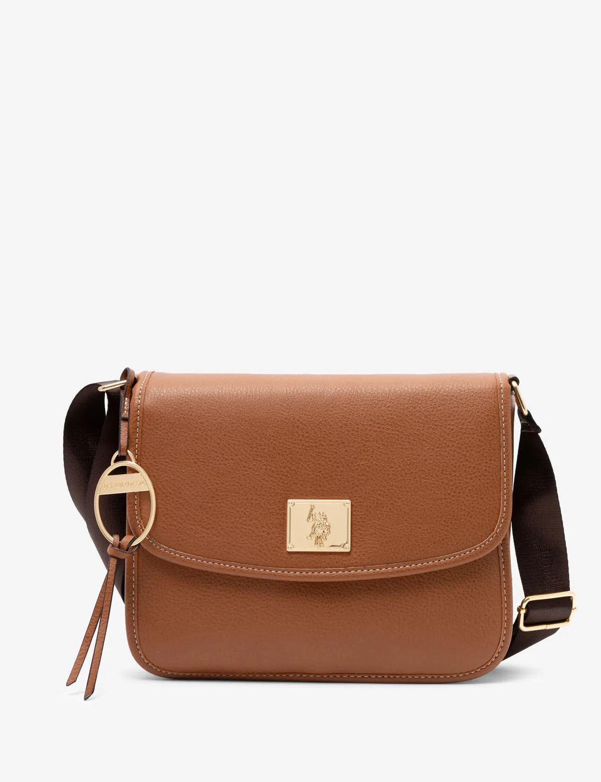 SOLID MESSENGER CROSSBODY BAG