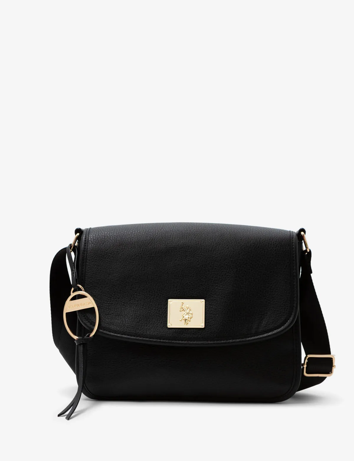 SOLID MESSENGER CROSSBODY BAG