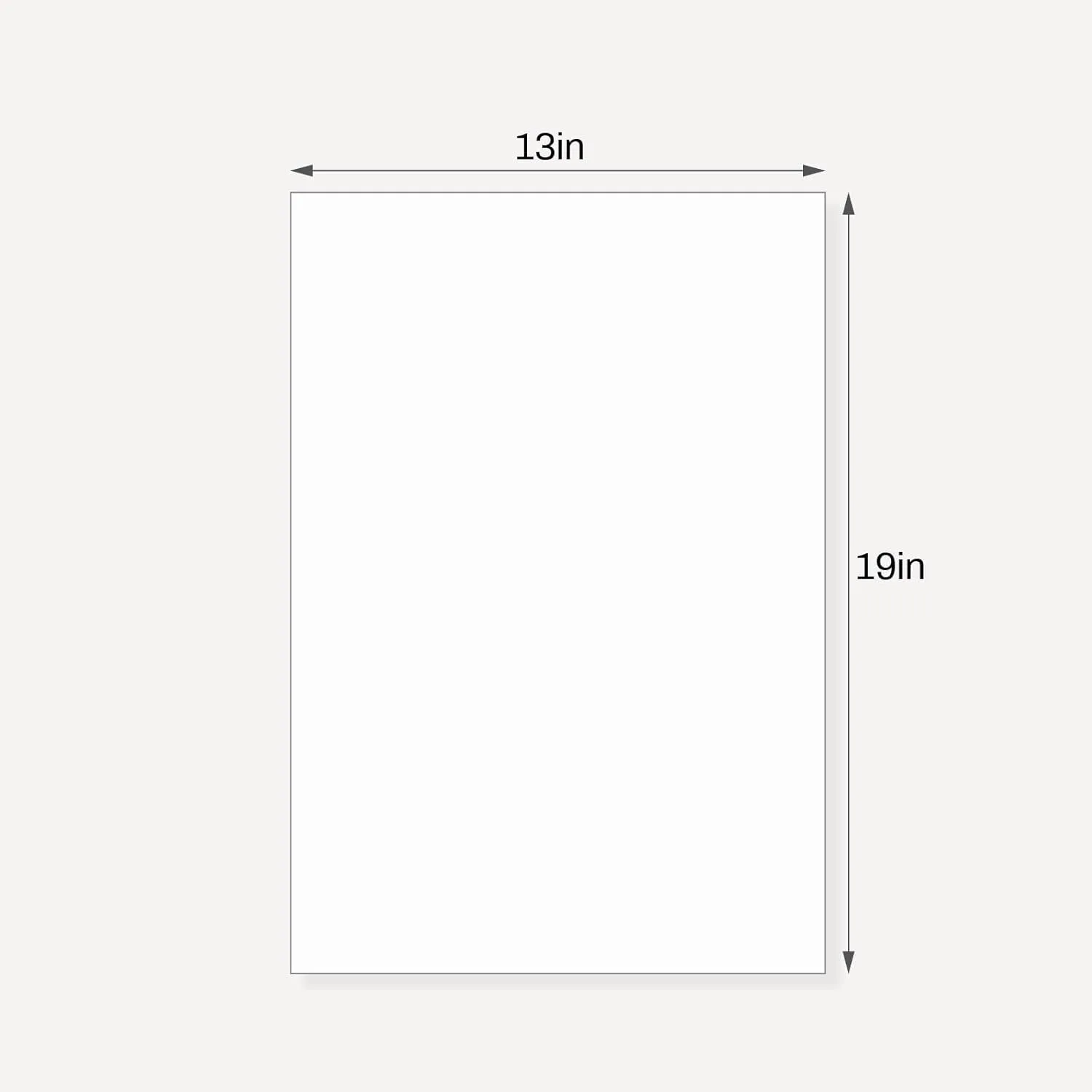 Somime 10 Pack Backing Boards, 13x19 Uncut White Mats Matboards, Acid-Free Backerboards for Art Prints, Ideal for Photos, Pictures, Prints, and Frames
