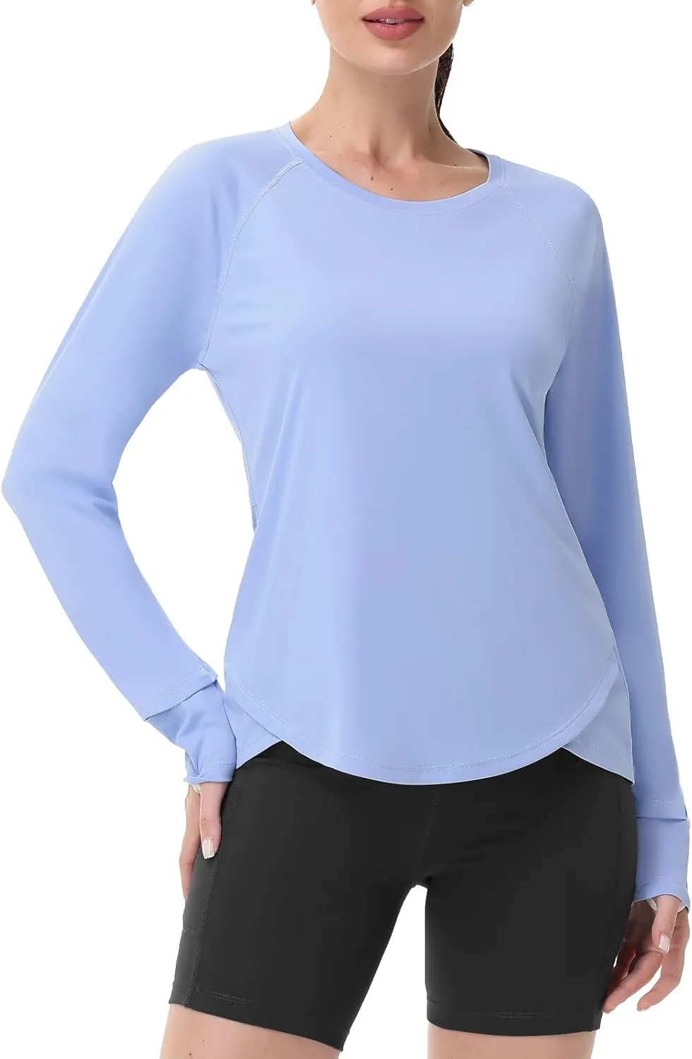 SPEXIAL Women's Sun Shirts UPF 50  UV Protection SPF Long Sleeve Hiking Fishing Running Quick Dry Lightweight Outdoor
