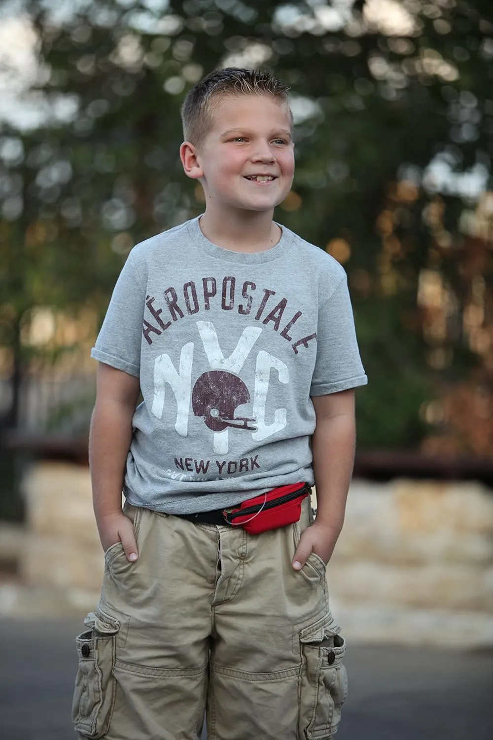 SPIbelt Kids Pocket Belt, Expandable Pocket, Adjustable Waist, No Bounce, No Logo Band, Black with Hot Pink Zipper