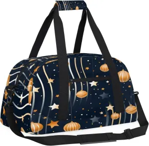 Sports Duffle Bags Star Lamp Bulb Travel Duffle Bag Gym Bag Weekender Travel Bag Waterproof Overnight Bag Carry On Travel Tote Bag Dance Bags