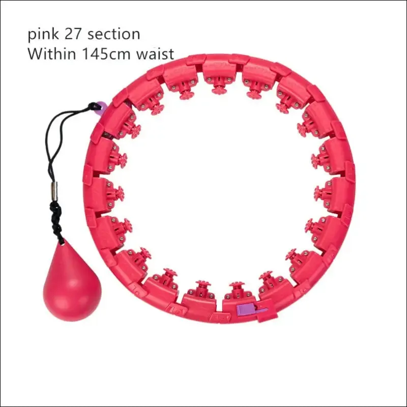 Sports hoops yoga home fitness hoops circle not drop adjustable waist training ring belly trainer
