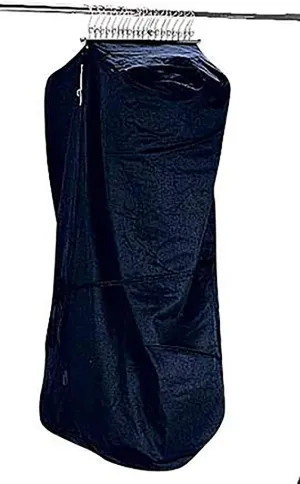 SSWBasics 57 Inch Heavy-Duty Canvas Garment Bag - Water Resistant Clothes Bag for Travel with Utility Pockets - Durable Closet and Retail Storage