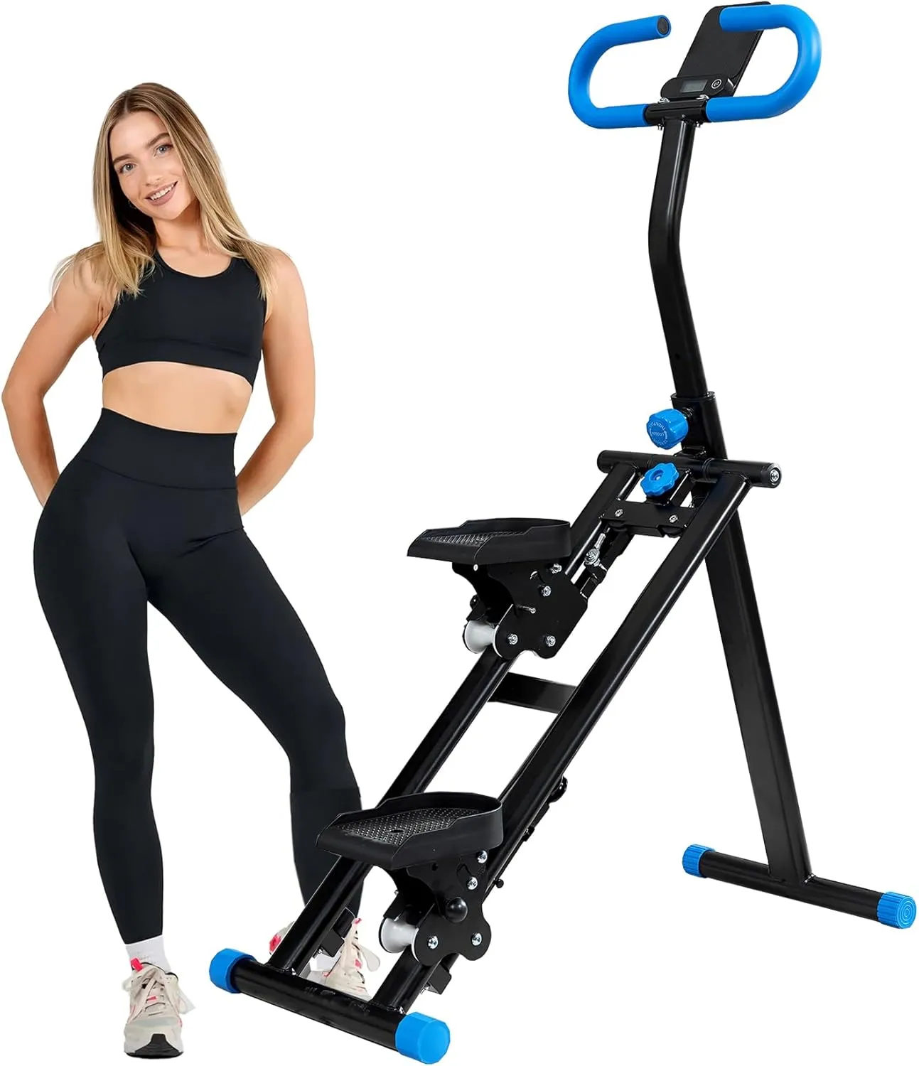 Stair Stepper for Home,Vertical Climber Workout Machine,Stair Stepper with Handlebar for Full-Body Exercise Stair Stepper with Stable Frame Adjustable Handlebar
