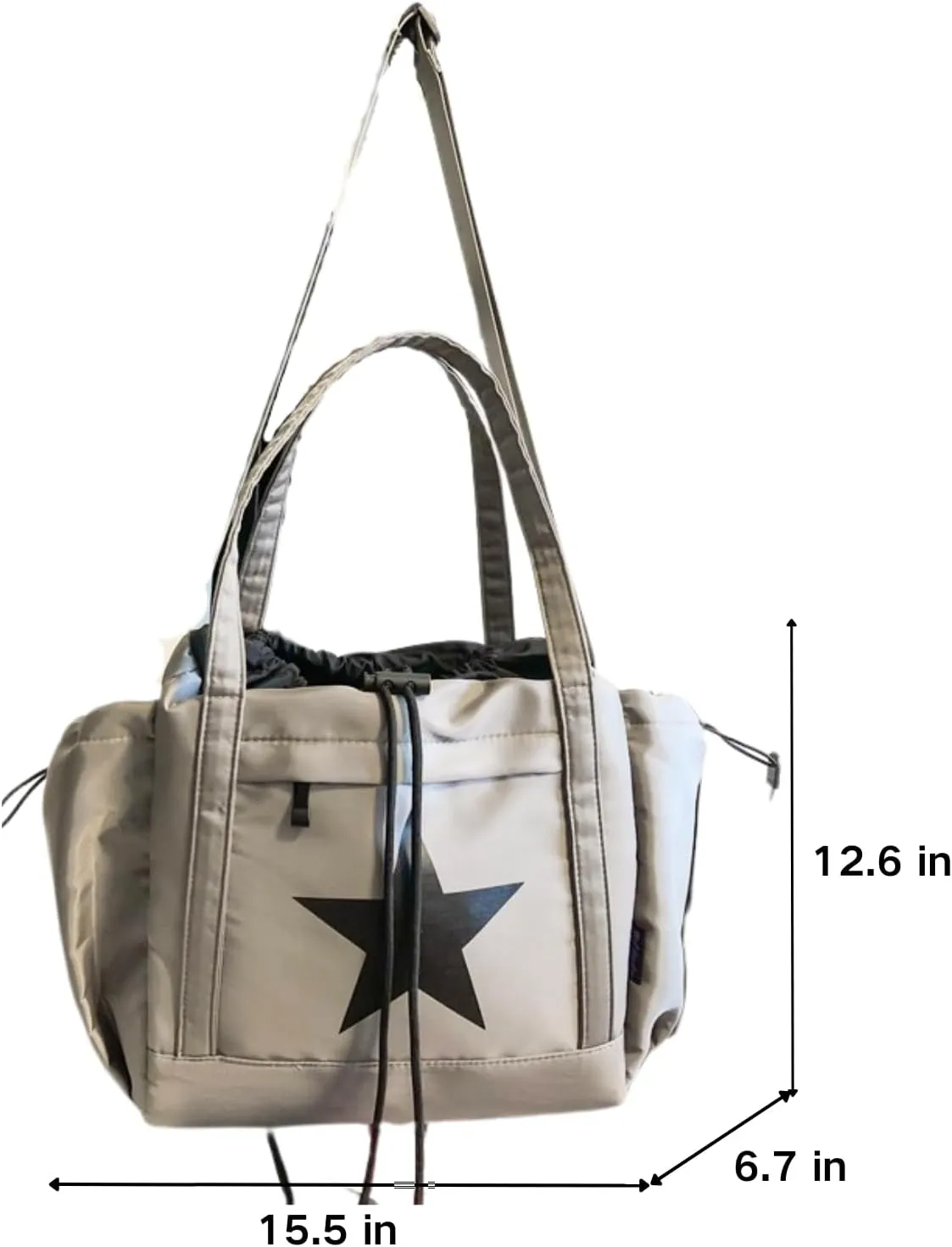 Star Messenger Bag, Vintage Star Tote Bag Y2K, Cute Aesthetic Crossbody Bag For Women, Fashion Shoulder Bag For Travel Bags