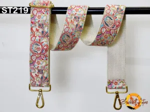Strap for Purses Boho Bag Messenger Bag Strap Replacement Adjustable Camera Strap Crossbody Embroidered Handbag Guitar Strap Gift Girlfriend