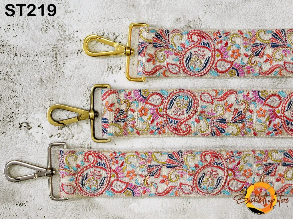 Strap for Purses Boho Bag Messenger Bag Strap Replacement Adjustable Camera Strap Crossbody Embroidered Handbag Guitar Strap Gift Girlfriend