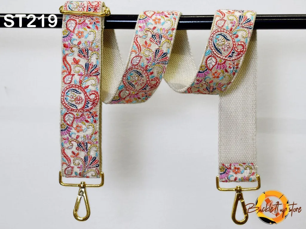 Strap for Purses Boho Bag Messenger Bag Strap Replacement Adjustable Camera Strap Crossbody Embroidered Handbag Guitar Strap Gift Girlfriend