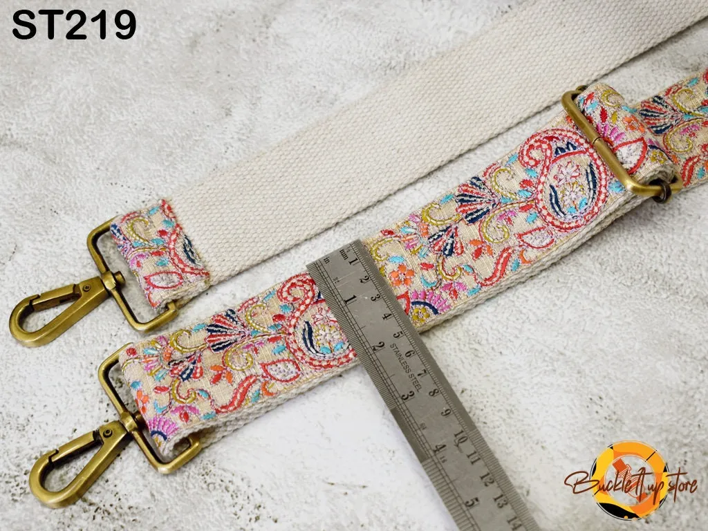 Strap for Purses Boho Bag Messenger Bag Strap Replacement Adjustable Camera Strap Crossbody Embroidered Handbag Guitar Strap Gift Girlfriend