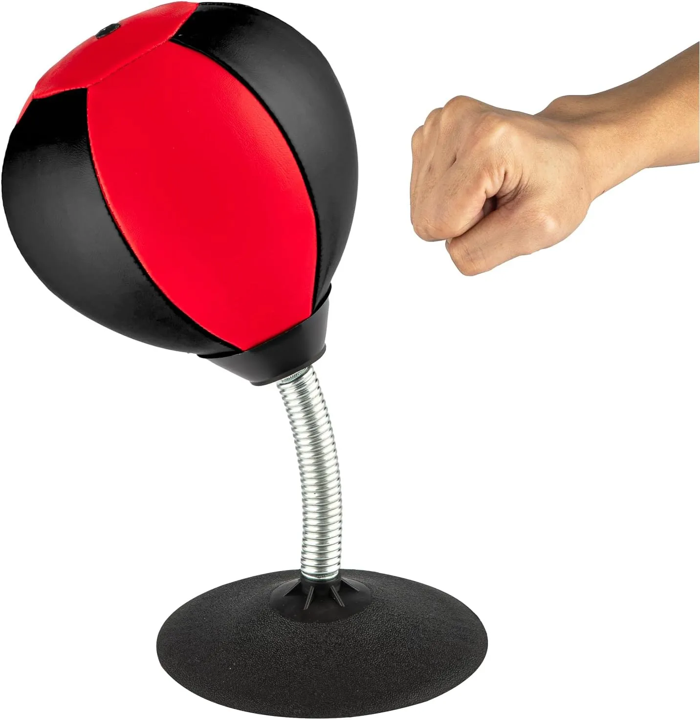 Stress Buster Desktop Punching Bag - Suctions to Your Desk, Heavy Duty Stress Relief Ball, Funny Gifts for Boss or Coworker, Perfect for Kids and Adults, Easter