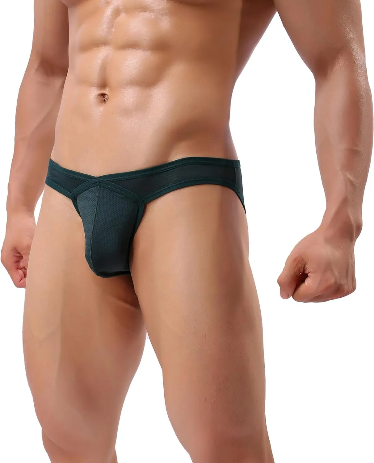Summer Code Mens Sexy Micro Mesh Briefs Soft Breathable Bulge Pouch Underwear