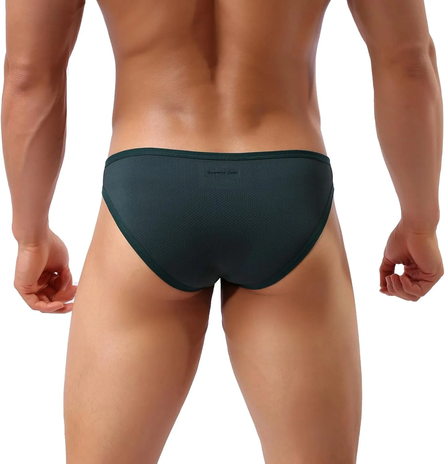 Summer Code Mens Sexy Micro Mesh Briefs Soft Breathable Bulge Pouch Underwear