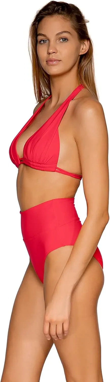 Sunsets Women's Standard Hannah Foldover High Waist Swimsuit Bikini Bottom