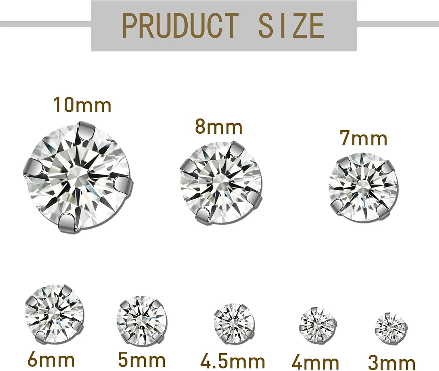 Syhood Crystal Sew on Rhinestone Glass Claw Rhinestone 3 to 10 mm Flat Back Glass Clear Gems Stones for Craft, Jewelry, Clothes, Costume, Shoes, Dress, Garments, Mixed Size
