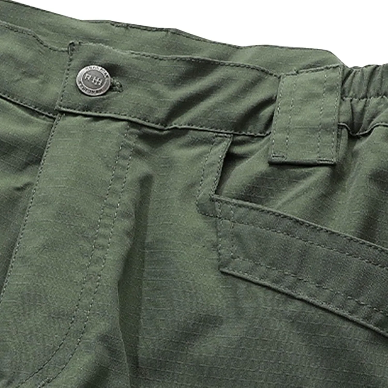 Tactical Work Pants for Men Construction Multi-Pockets Zipper Cargo Pants Solid Color Straight Casual Pants