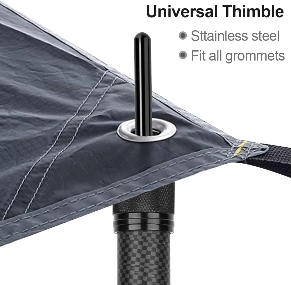Telescoping Tarp Poles Heavy Duty Adjustable, Carbon Fiber Tent Poles, Portable & Lightweight for Tent Fly, Awning, Outdoor Camping, Hiking 7.9FT