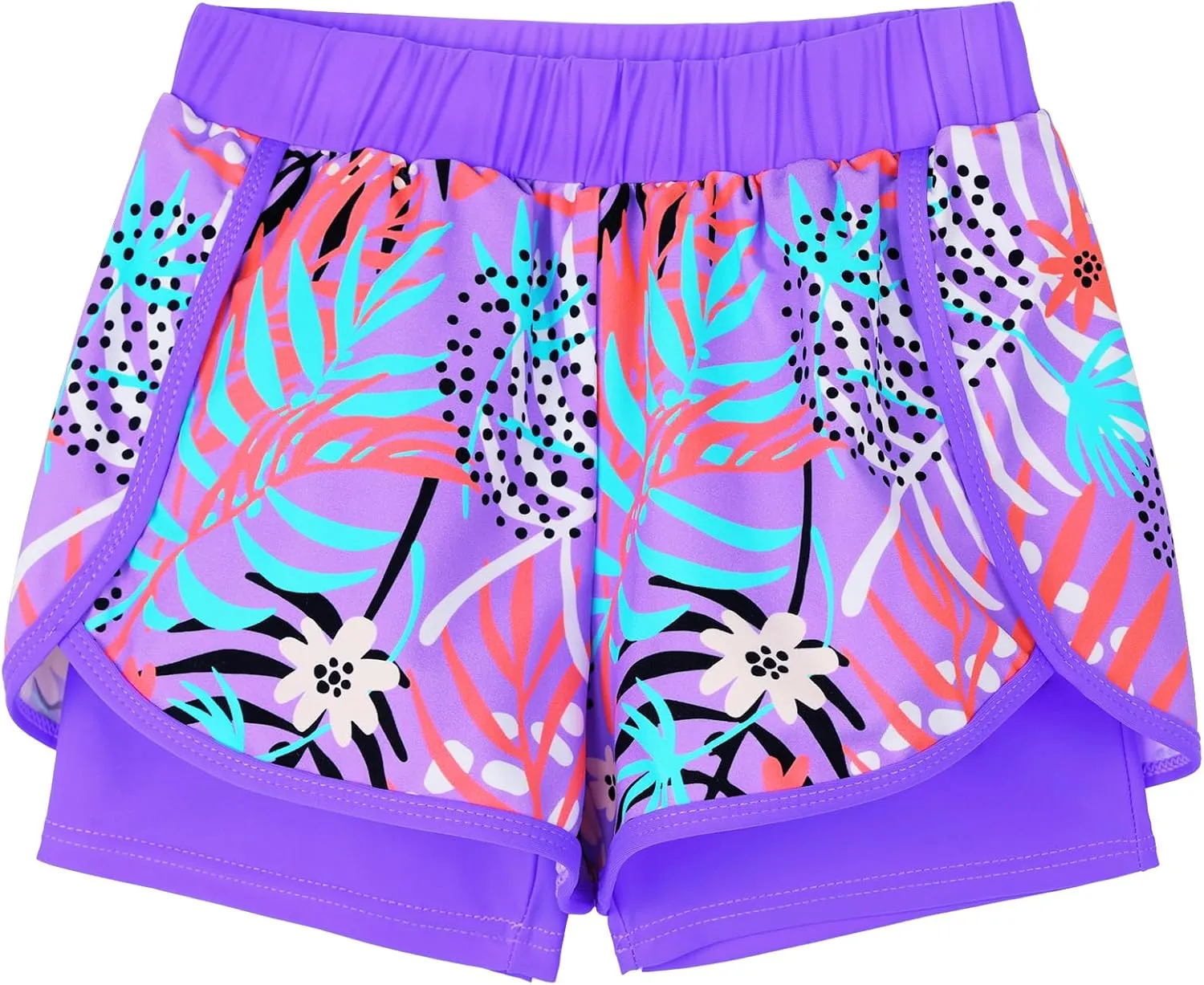 TFJH E 2PCS Girls Long Sleeve Swimsuit UV 50  Rashguard Tankini Set Kids Swimwear Zipper 3-12Y