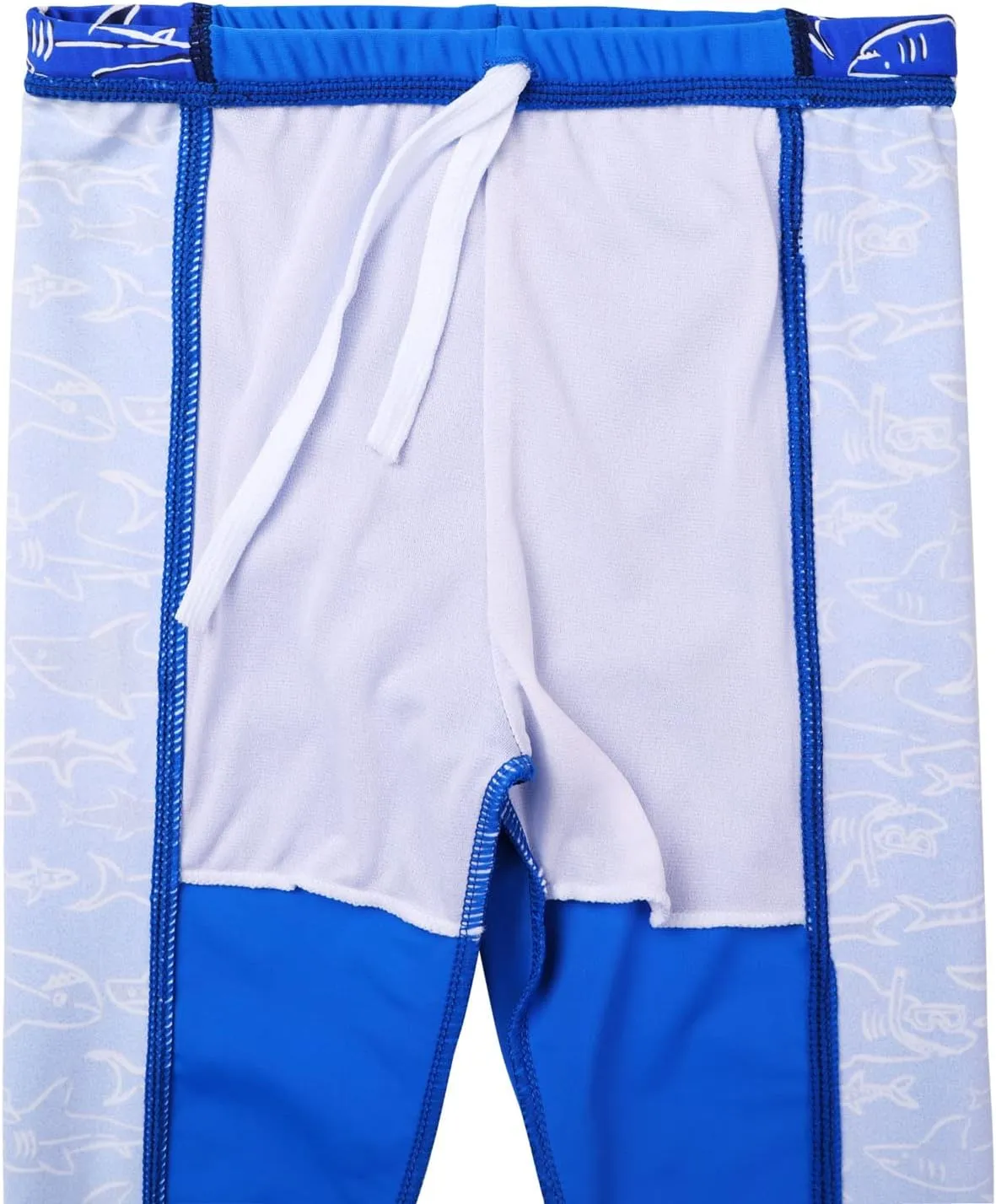 TFJH E 2PCS Kids Boys Long Sleeve Swimsuit UPF 50  UV Sun Protective Swimwear